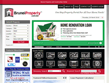 Tablet Screenshot of bruneiproperty.com.bn